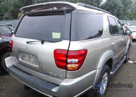 2004 Toyota Sequoia Sr5 from USA, damaged, VIN 5TDBT44A14S227081